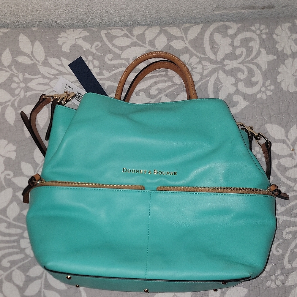 Dooney & Bourke Aqua Leather Backpack
